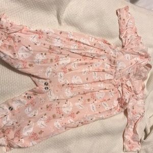 Mud pie night gown or pants onesie